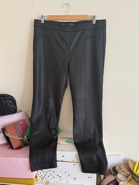 No Boundaries Black Faux Leather Pants